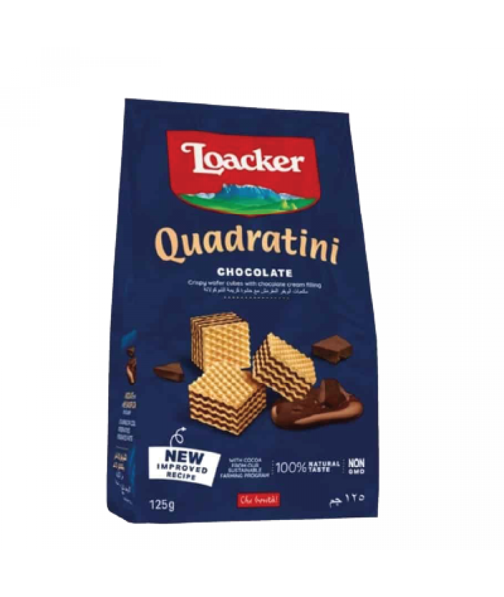 Loacker Quadratini Chocolate 125g