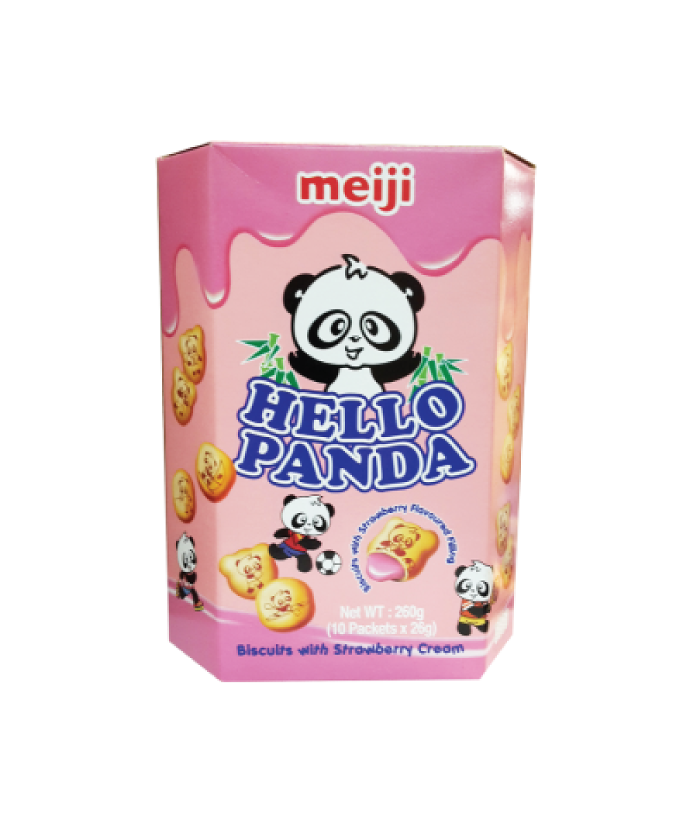 MeiJi Hello Panda Strawberry 260g