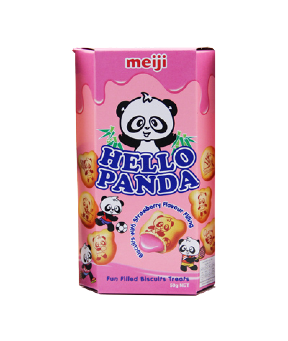 Meiji Hello Panda Strawberry 43g