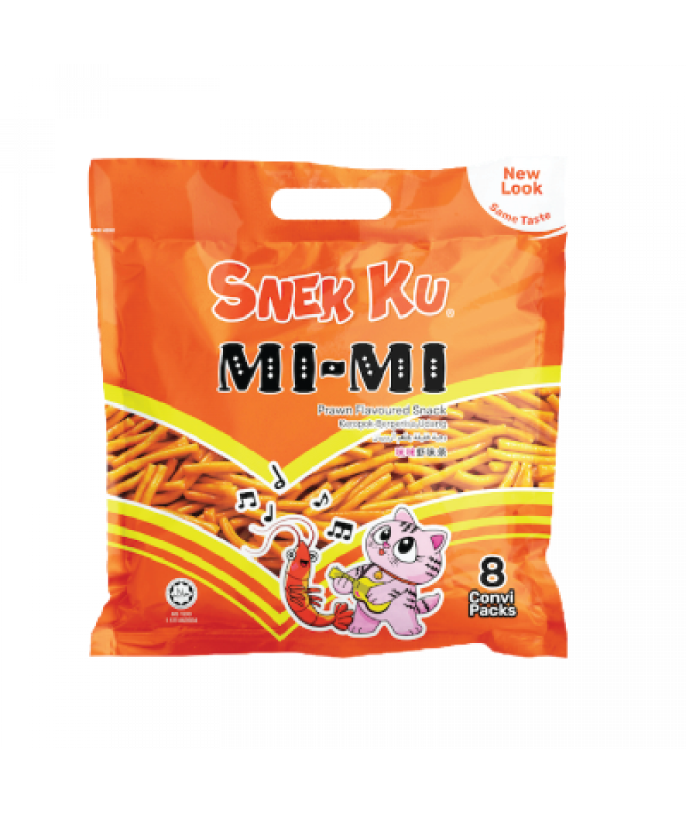 Snekku Mimi Prawn Flavour Snacks 20g*8s