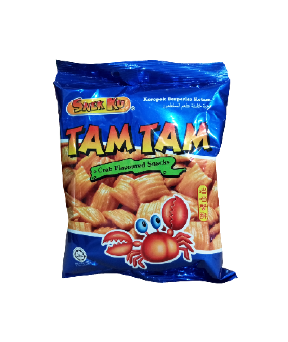 Snekku Tam Tam Crab Flavoured Snacks 70g