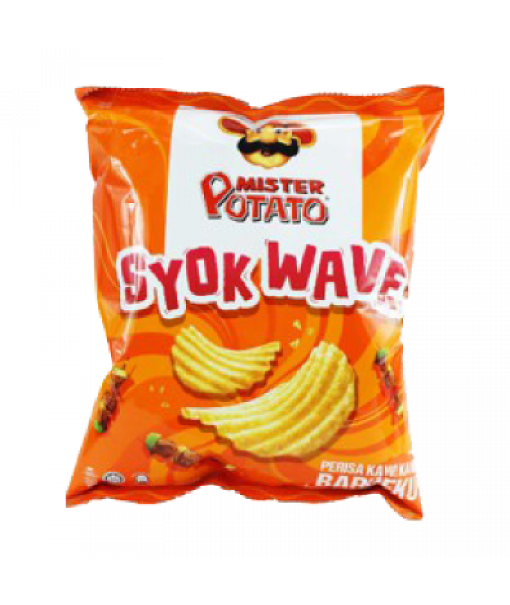 *Mister Potato Syok Wave BBQ 55g