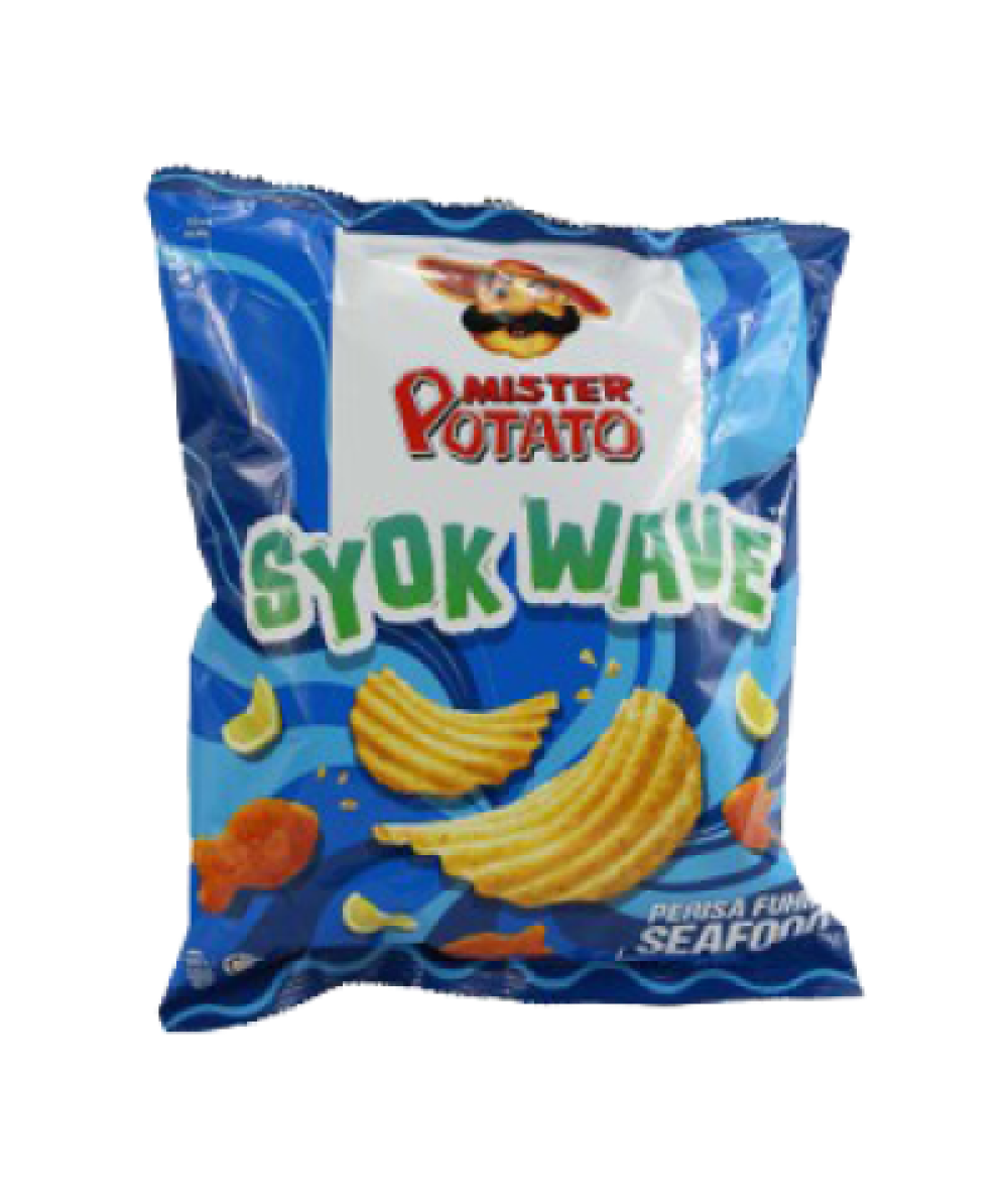 *Mister Potato Syok Wave Seafood 65g