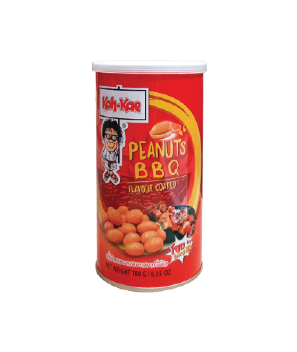 *Koh-Kae Coated Peanuts BBQ Flv 180g