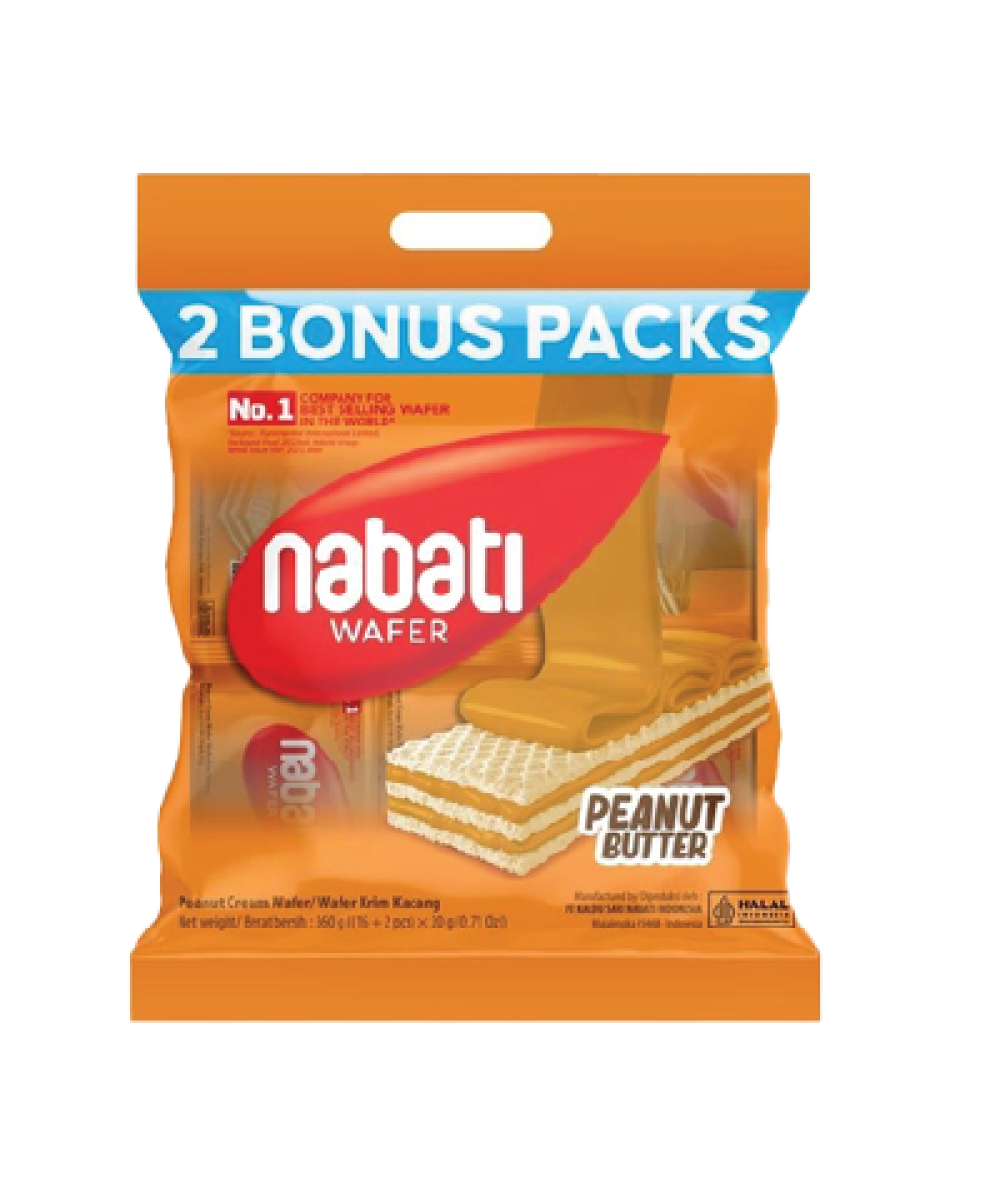 *Nabati Wafer Peanut Butter 360g