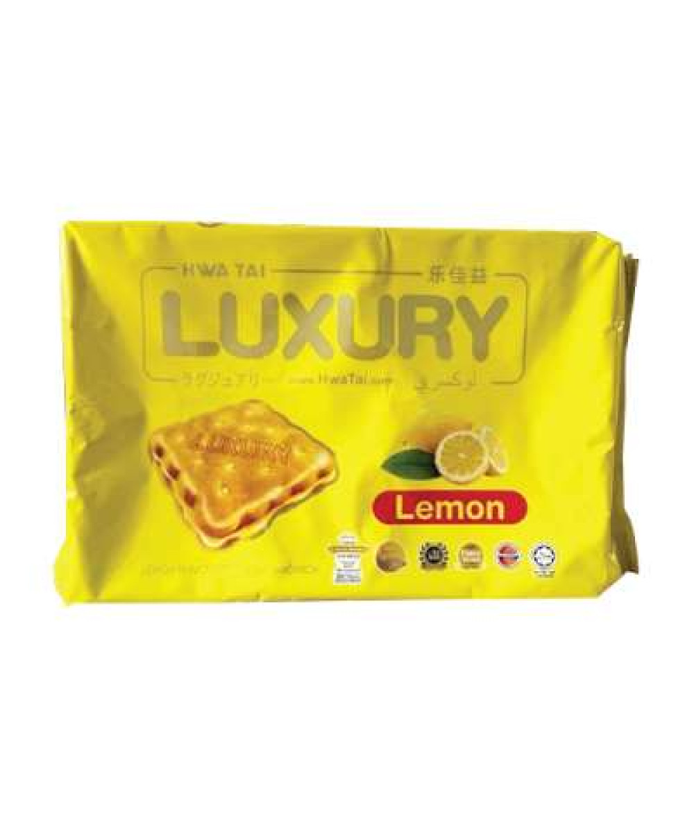 Hwa Tai Luxury Cream Lemon Flv Sandwich 200g