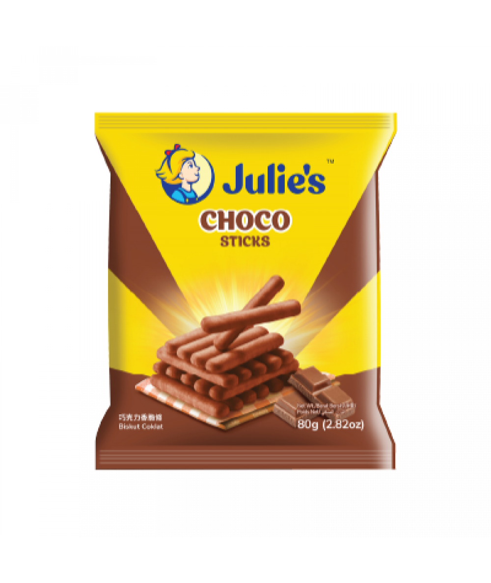 Julie's Choco Sticks 80g