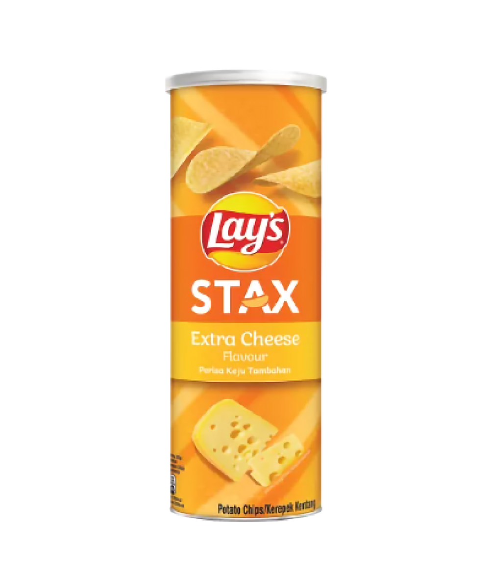 *Lays's Stax M Extra Cheese Flv 105g