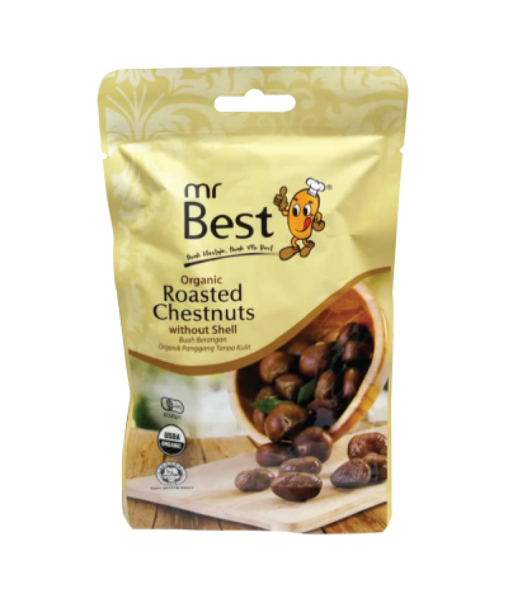*Mr Best Organic Roasted Chestnuts 60g 