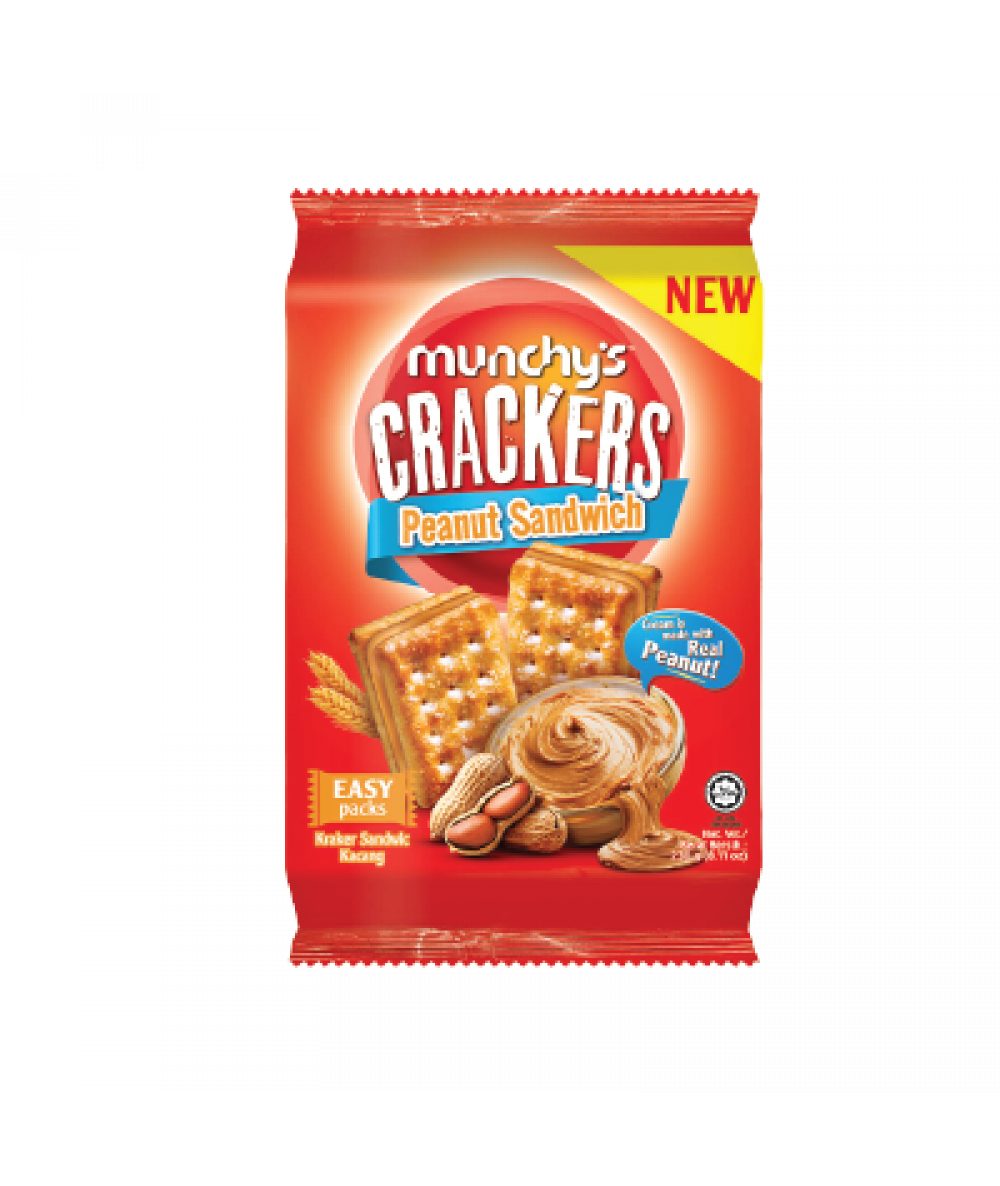 *Munchy's Crackers Peanut Sandwich 230g