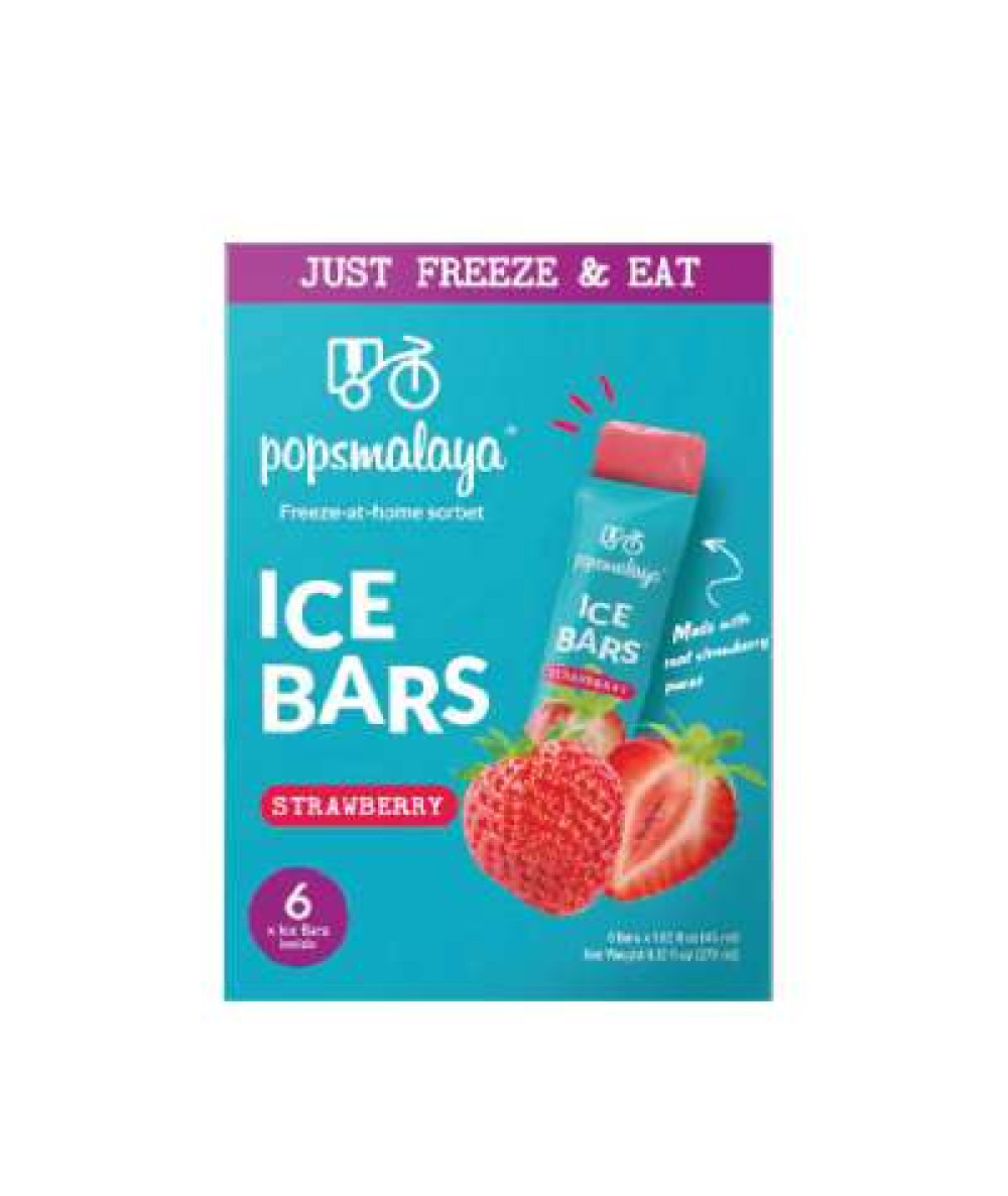 *Pops Malaya Ice Bar Strawberry Flv 45ml*6s