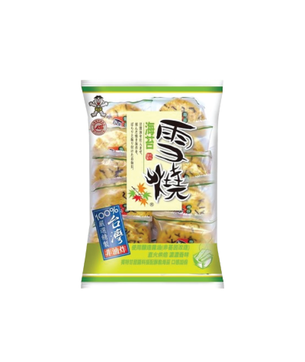 *TW WW Shelly Senbei Seaweed Flv 170g