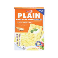 *Meiji Plain Cracker Sesame Flv 104g