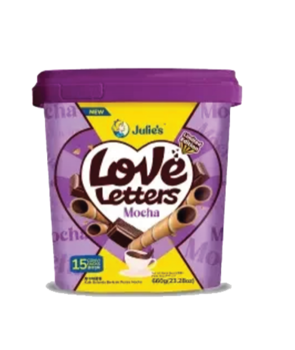 *Julie's Love Letter Mocha 660g