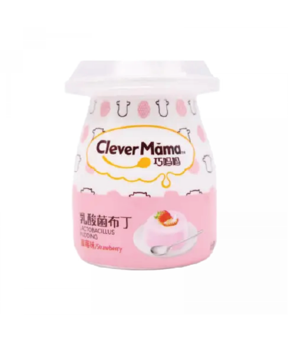 *Clever Mama Lac.Pudding S.berry Flv 85g