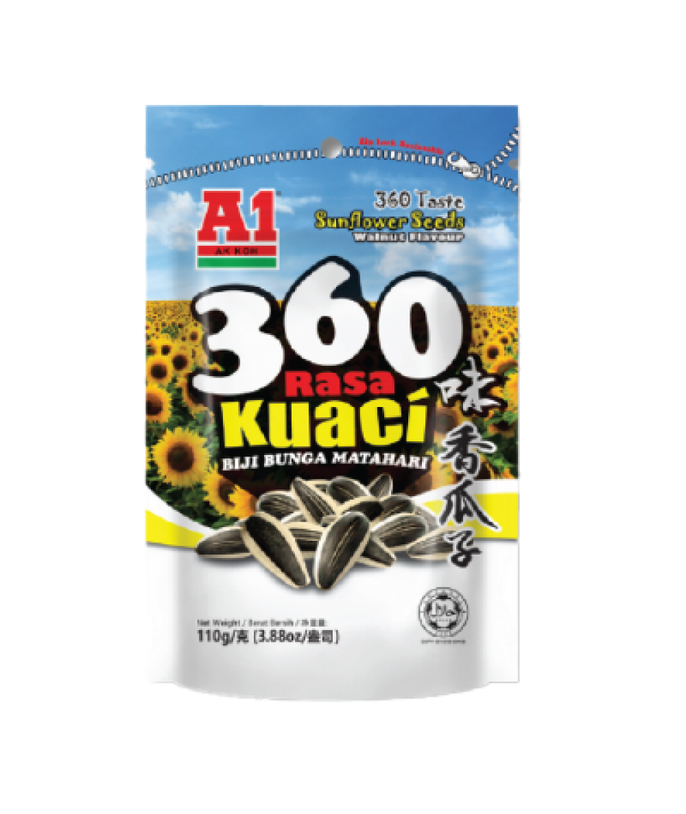 *A1 360 Kuaci Walnut Flv 110g