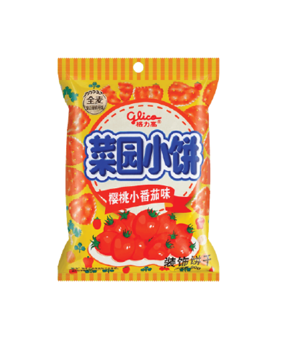 *Glico Snack Cookies Cherry Tomato 80g