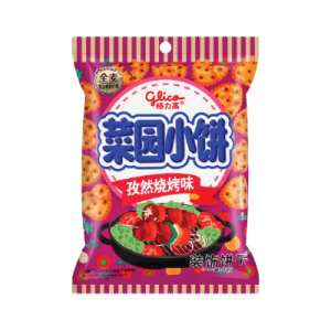 *Glico Snack Cookies Cumin BBQ 80g