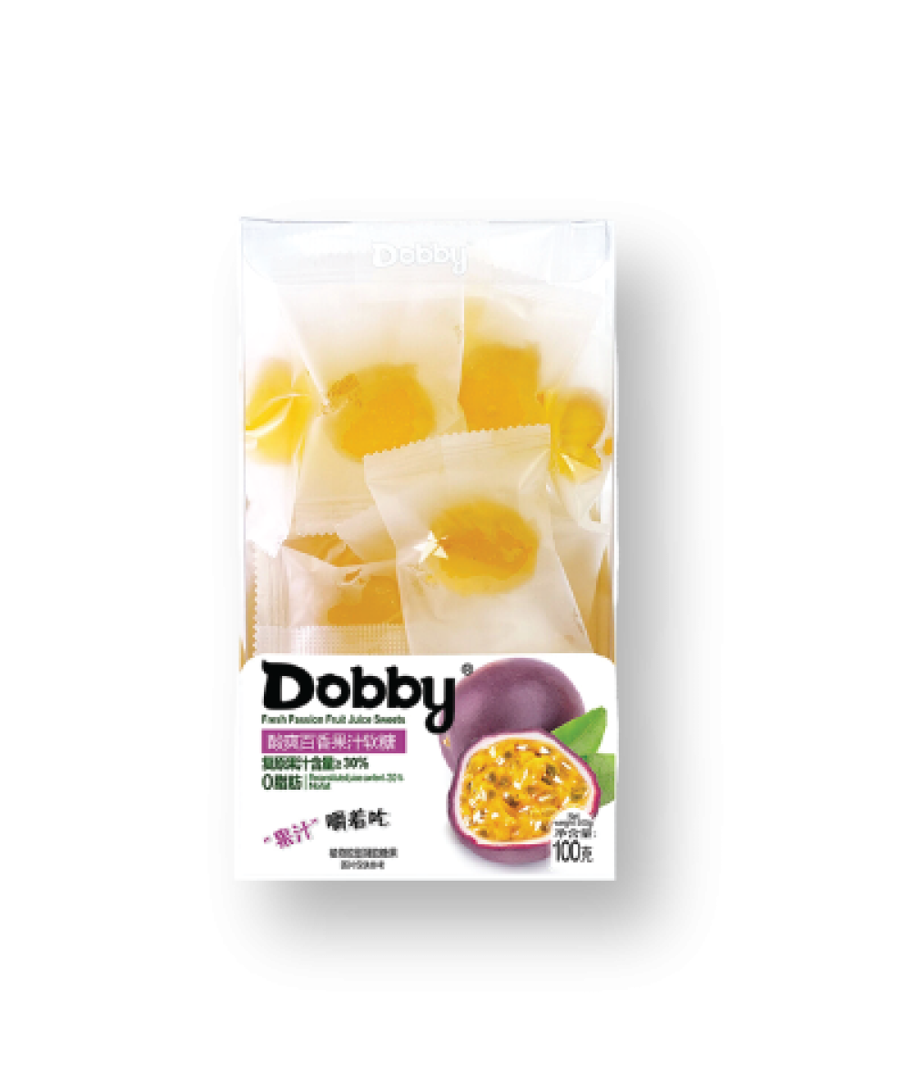 *Dobby Soft Candy Passion Fruits Flv 100g