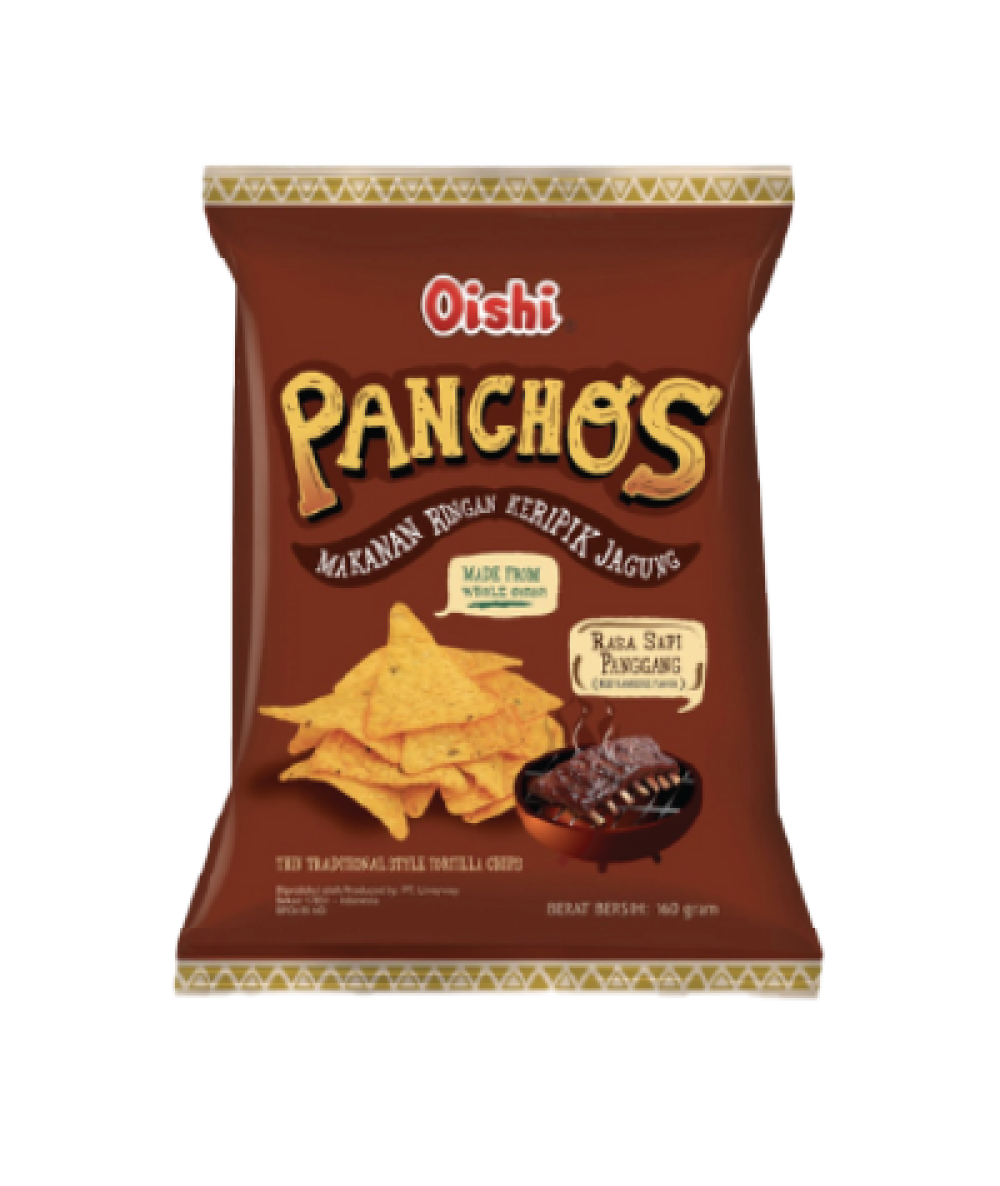 *Oishi Panchos Rasa Sapi Panggang 145g