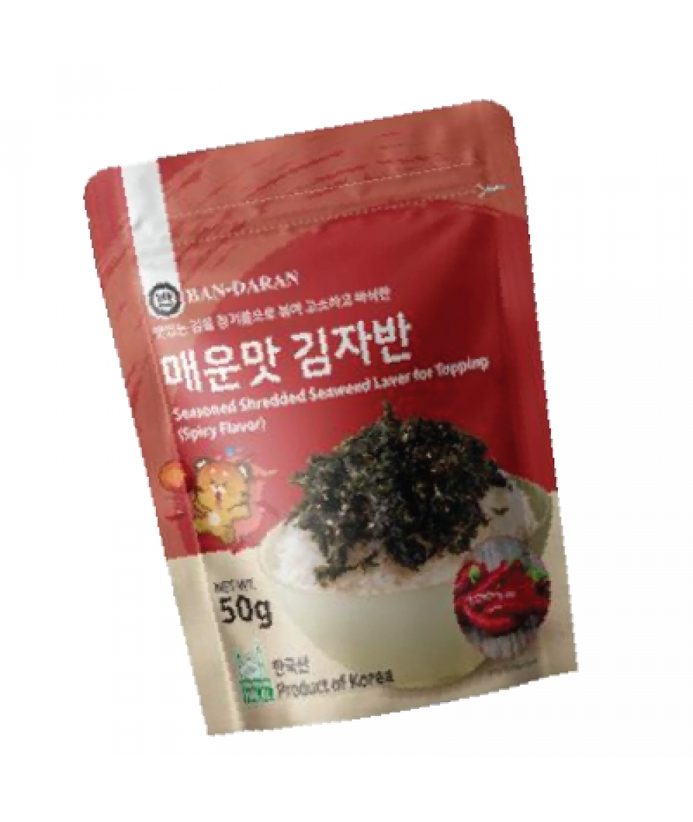 *Ban Daran Shredded Seaweed Spicy Flv 50g