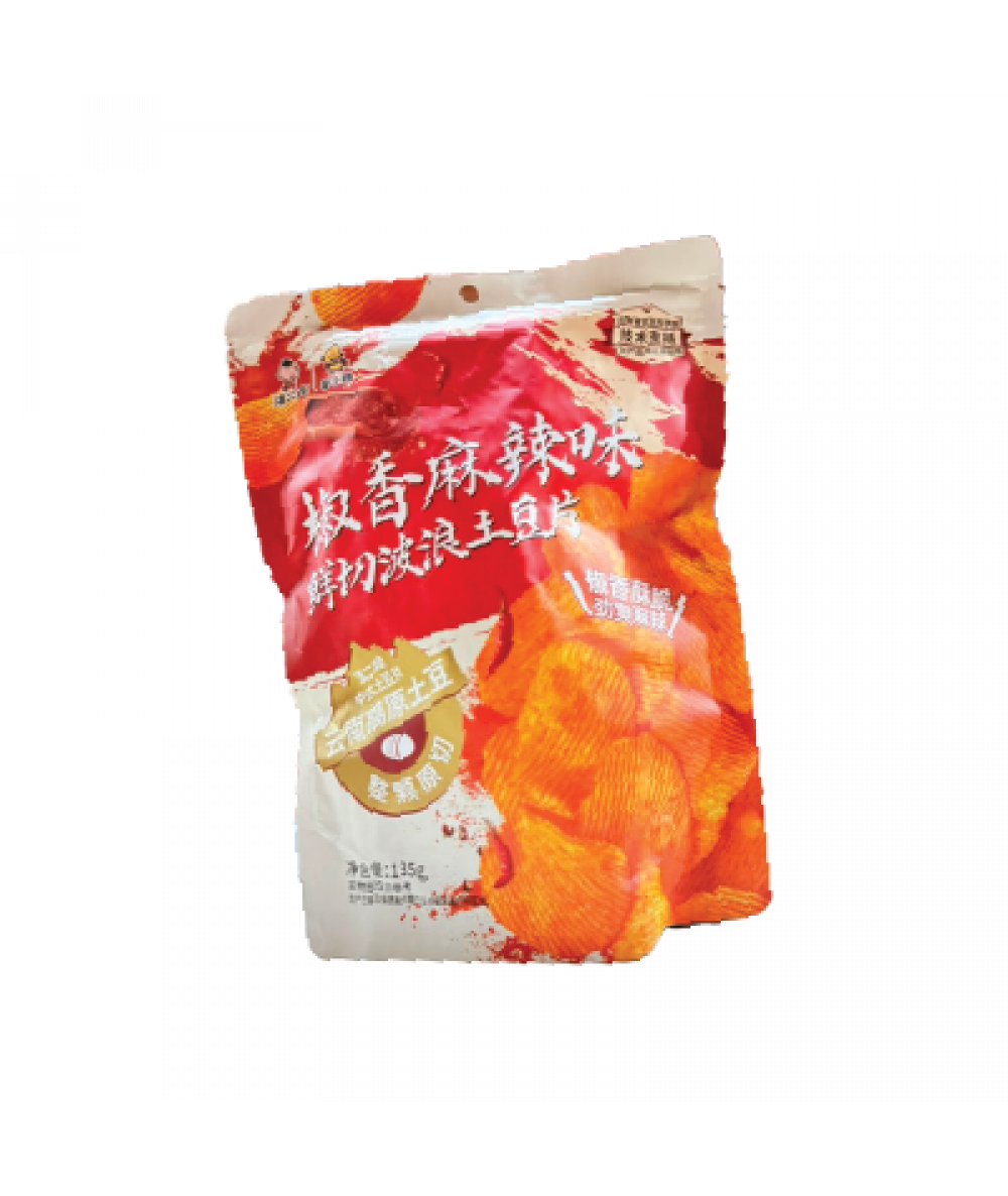 *Dew Potato Chips Spicy & Pepper Flv 135g