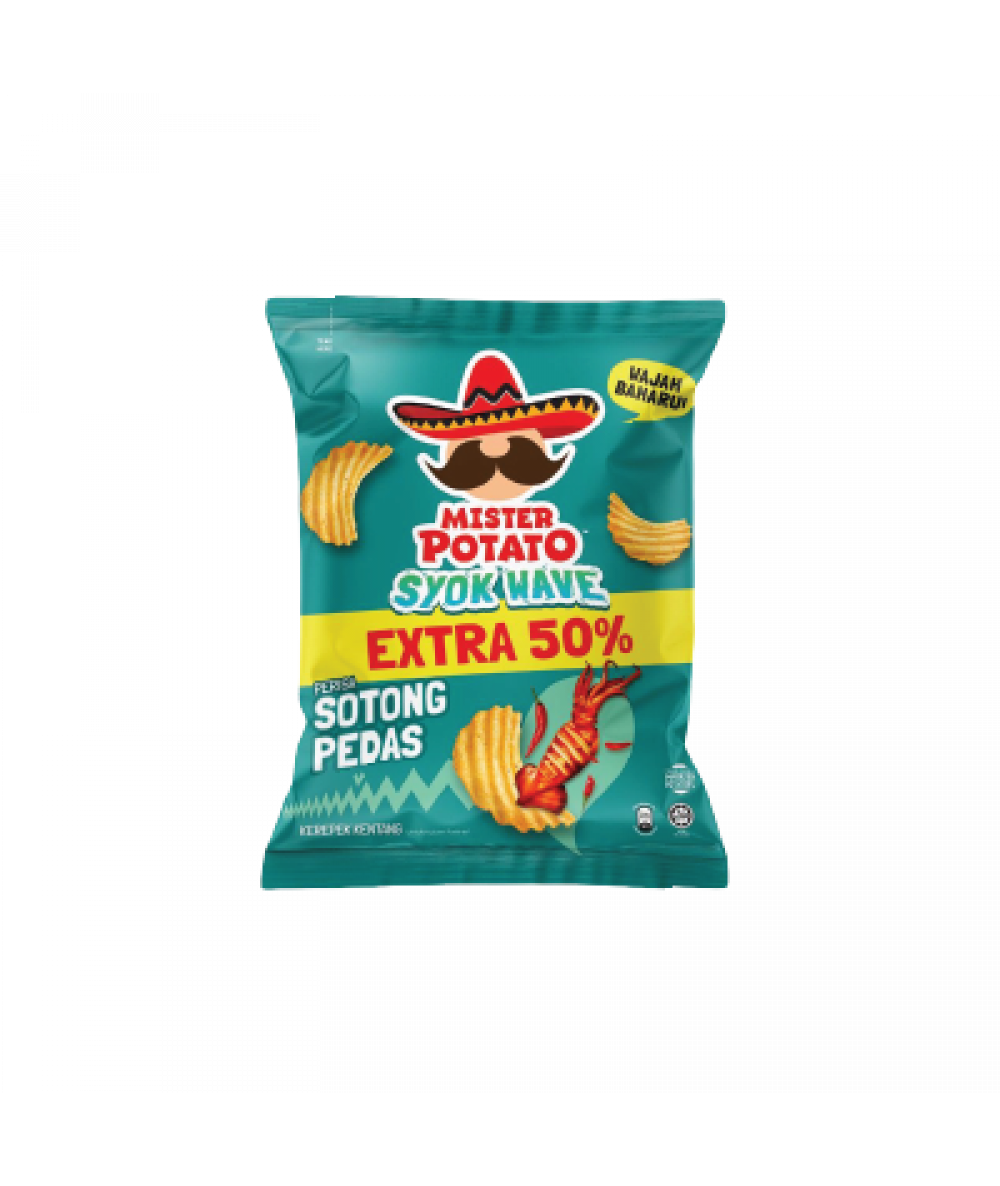 *Mister.P Syok Wave H.Chilli Squid 55g