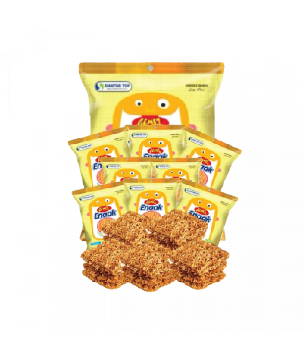 *Gemez Enak Snack Noodle Chicken BBQ 16g*8\'s