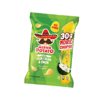*Mr Potato Chips Sour Cream & Onion 140g