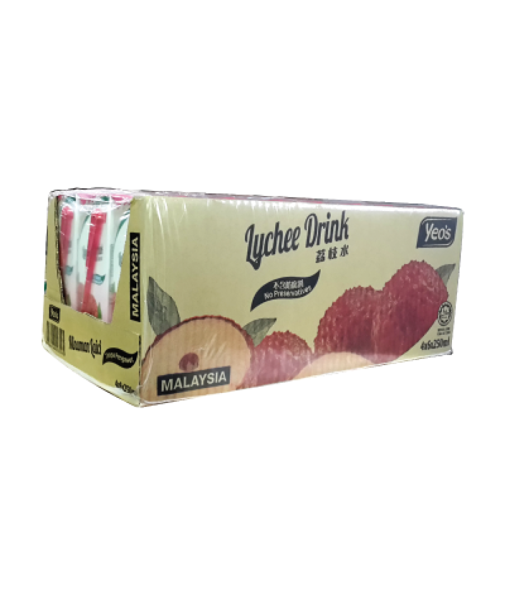 Yeo's Lychee 250ml*6's*4