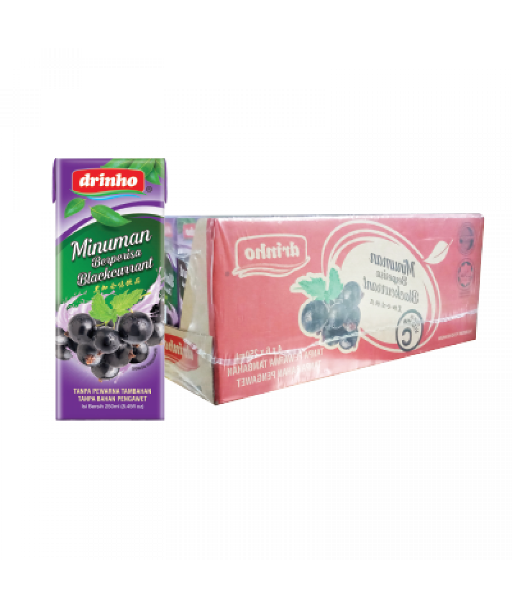 *Drinho Black Currant 250ml*6's*4pkt