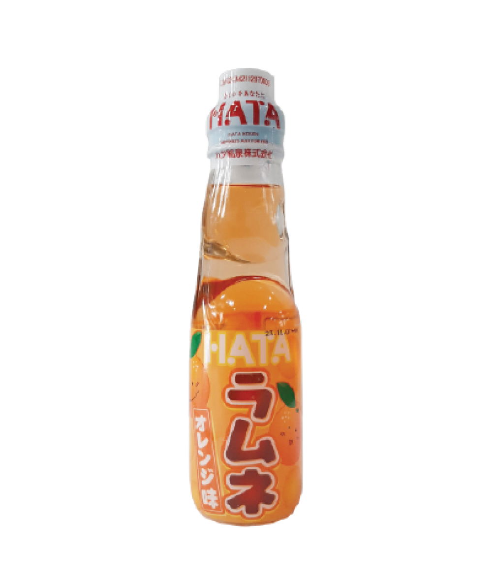 *Hatakosen Ramune Soda Orange Flv 200ml