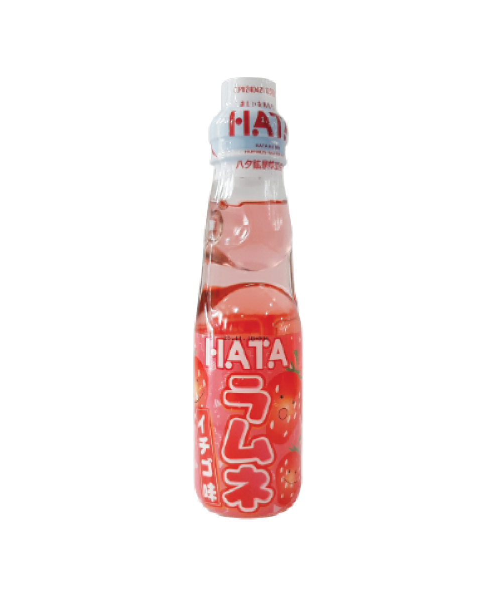 *Hatakosen Ramune Soda Strawberry Flv 200ml