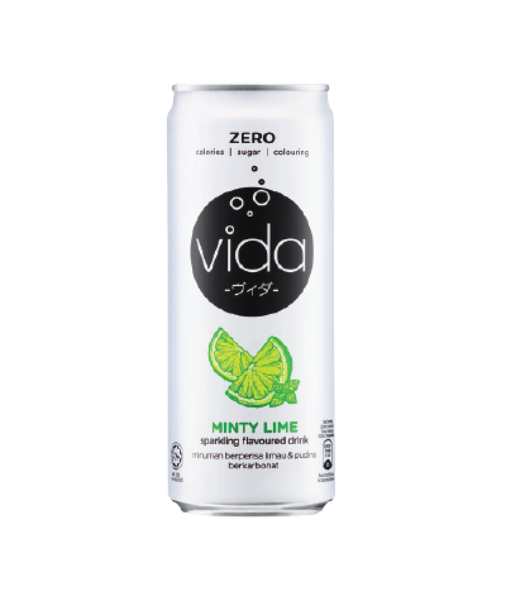 *Vida Minty Lime Can 325ml