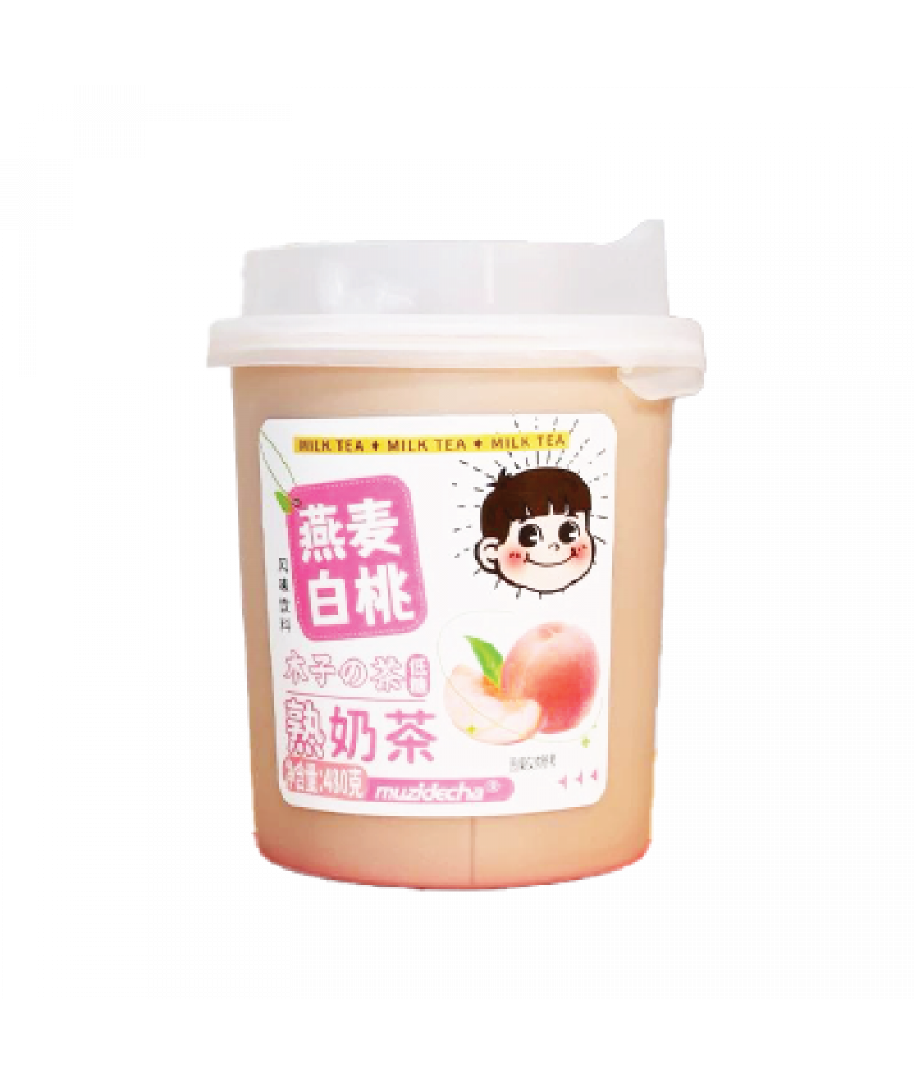 *MZ Oat Milk Tea Peach Flv 480g