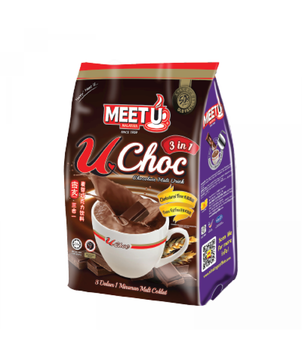*Meet U Chocolate Malt 3 in 1 33g*15s