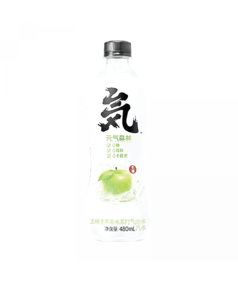 *Genki Forest Sparking Water Green Apple Flv 480ml