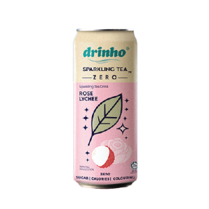 *Drinho Sparkling Tea Zero Rose Lychee Flv 320ml