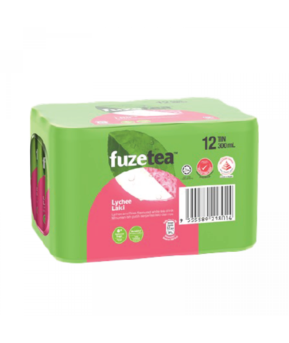 *Fuze Lychee & Rose Tea 300ml*12's