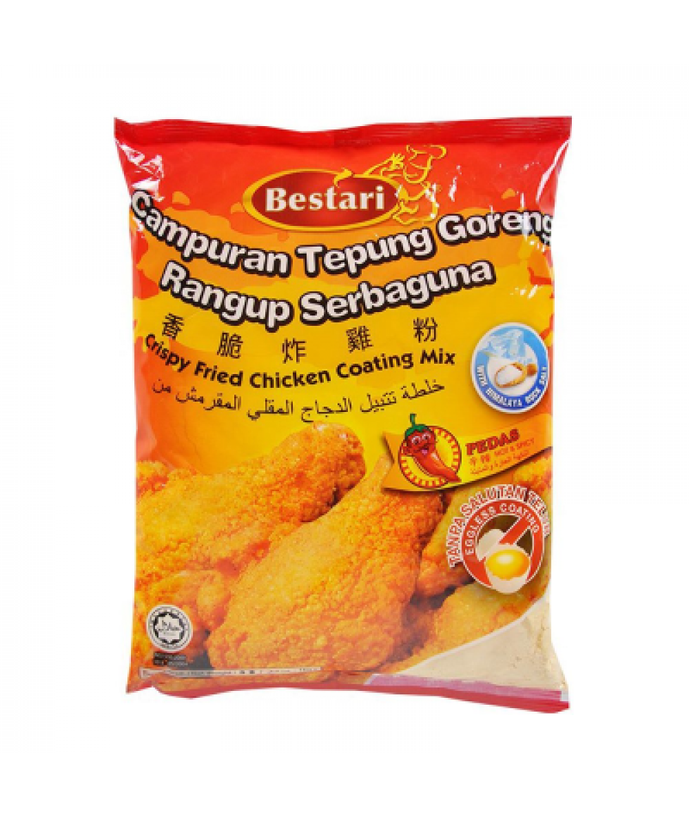 *Bestari Tepung Goreng Hot & Spicy 1kg