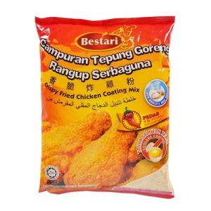 *Bestari Tepung Goreng Hot & Spicy 1kg