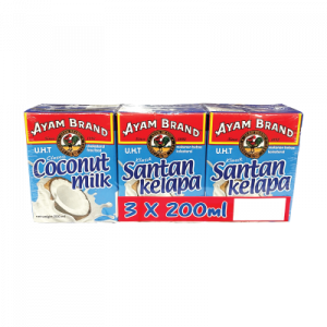 *AB Santan Milk 200ml*3's