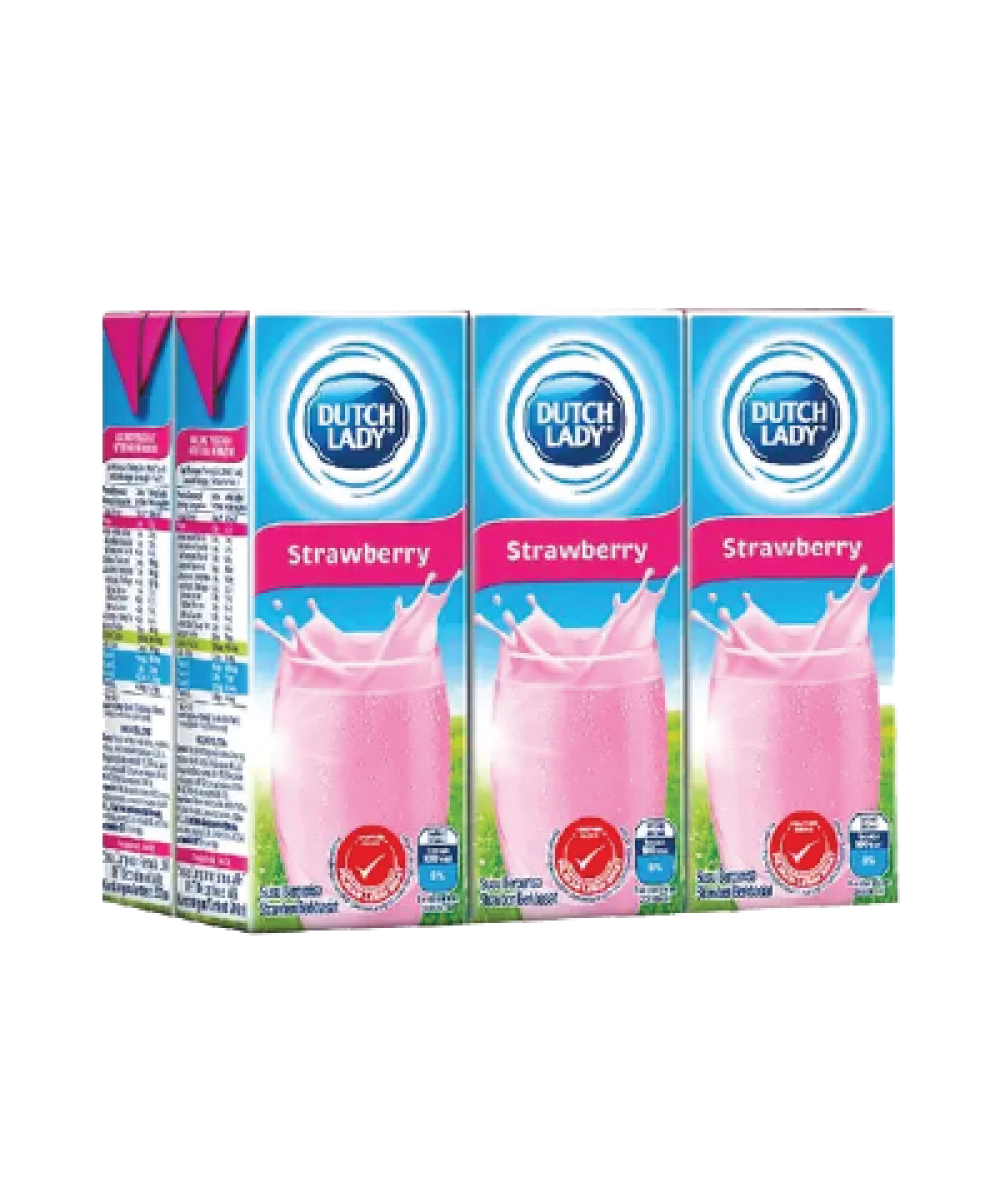 Dutch Lady Strawberry 200ml*6s