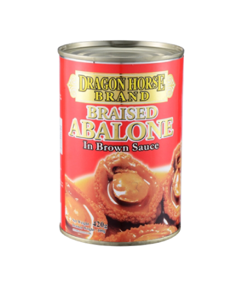 *Dragon Horse Abalone In Brown Sauce 425g