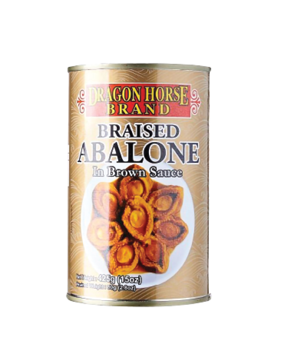 *Dragon Horse Abalone In Brown Sauce 425g