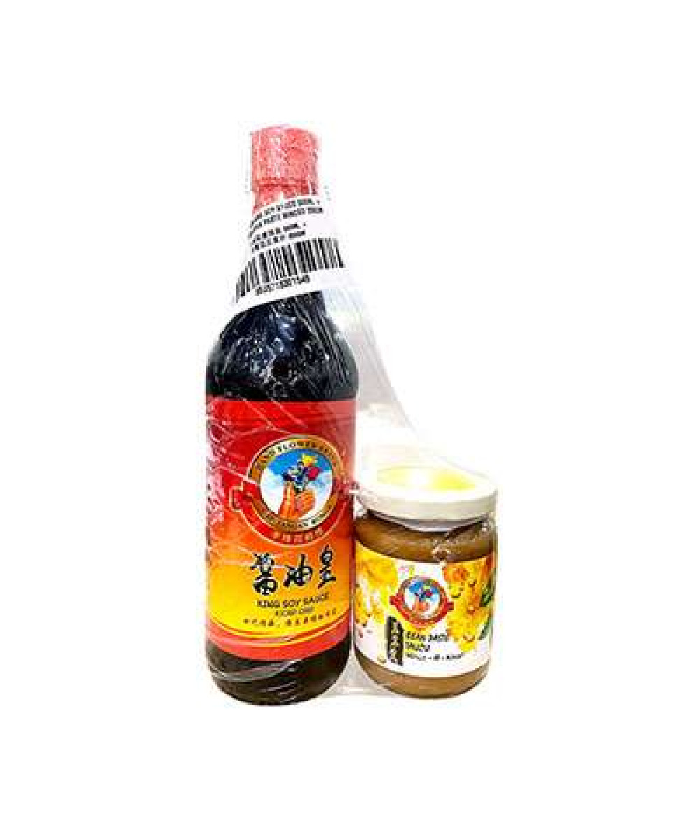 *Hand Flowe King Soy Sauce 500ml+250ml