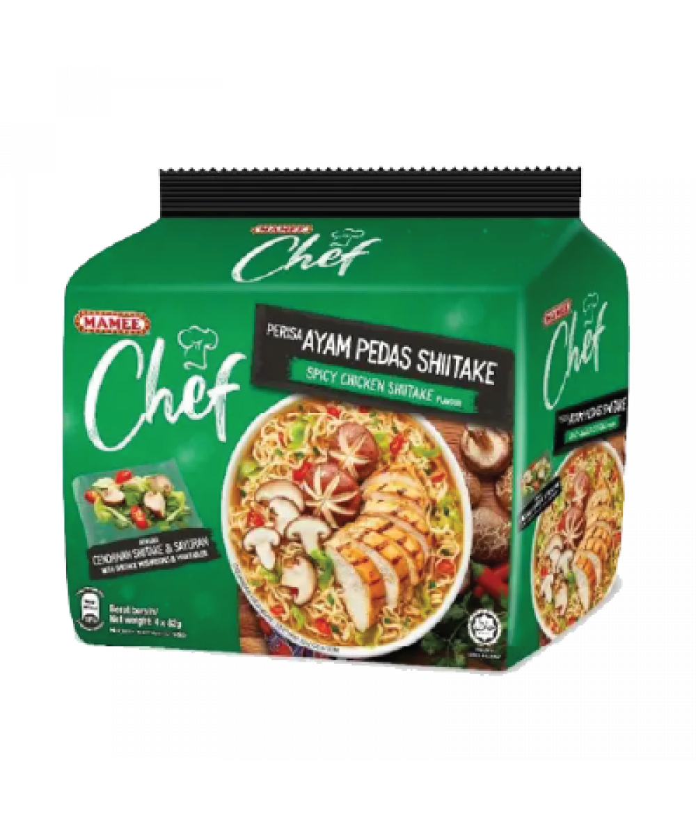 *Mamee Chef Chicken Shitake Flv 78g*4's