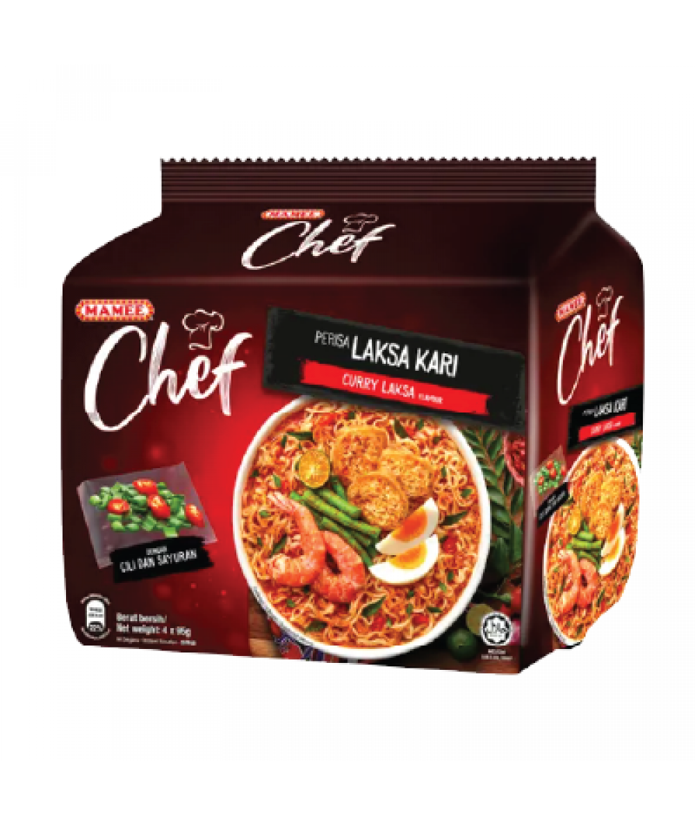 *Mamee Chef Curry Laksa Flv 89g*4's