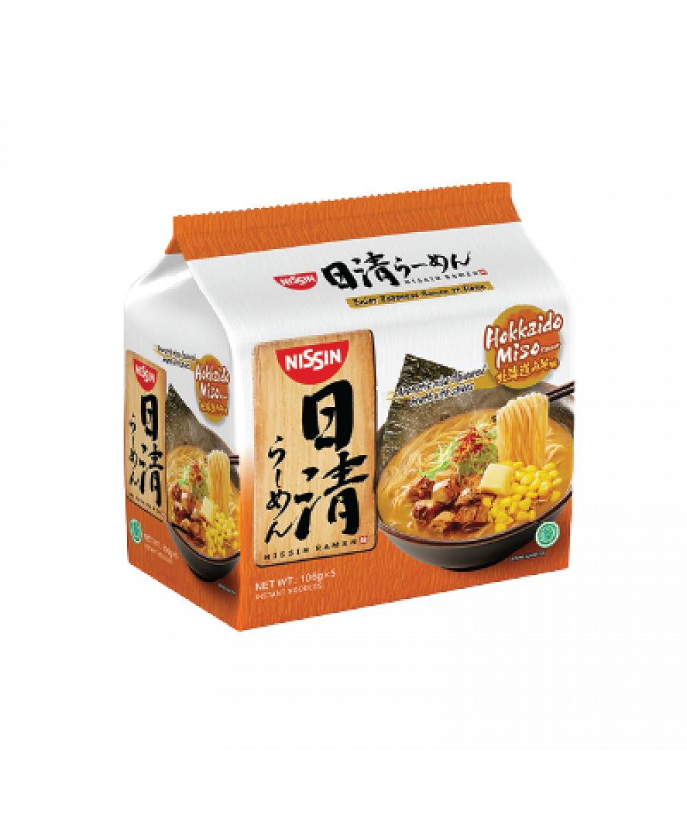 Nissin Ramen Hokkaido Miso 106g*5s