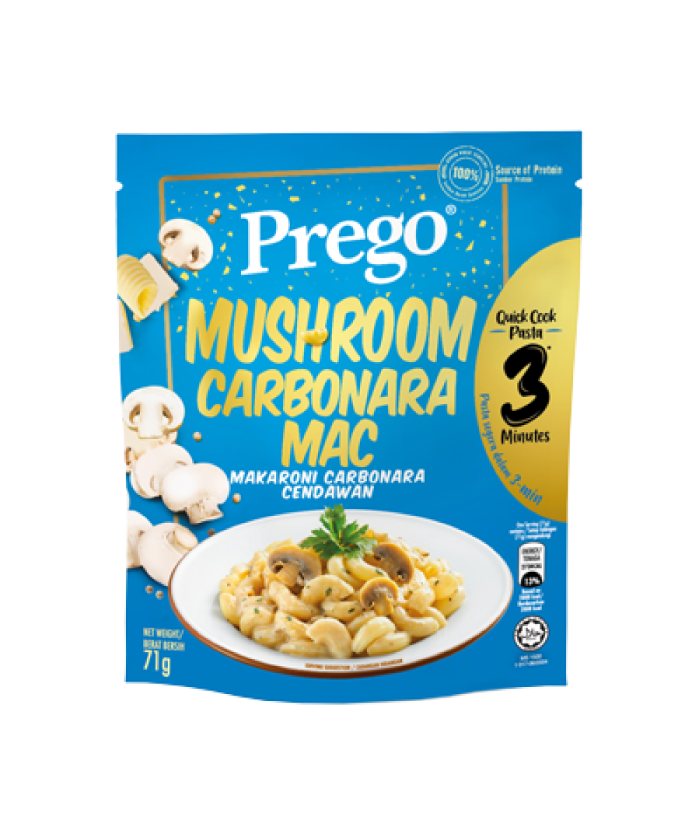 *Prego Mushroom Carbonara Mac 71g